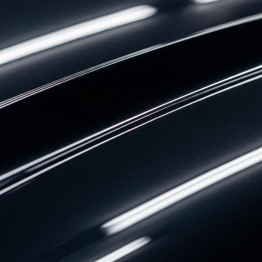 Mirror-perfect ceramic coated black automotive paint — Autospa Detailz