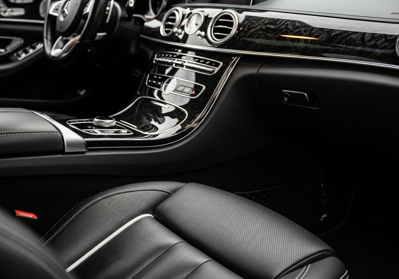 Spotless luxury car interior after professional detailing — Autospa Detailz Mineola