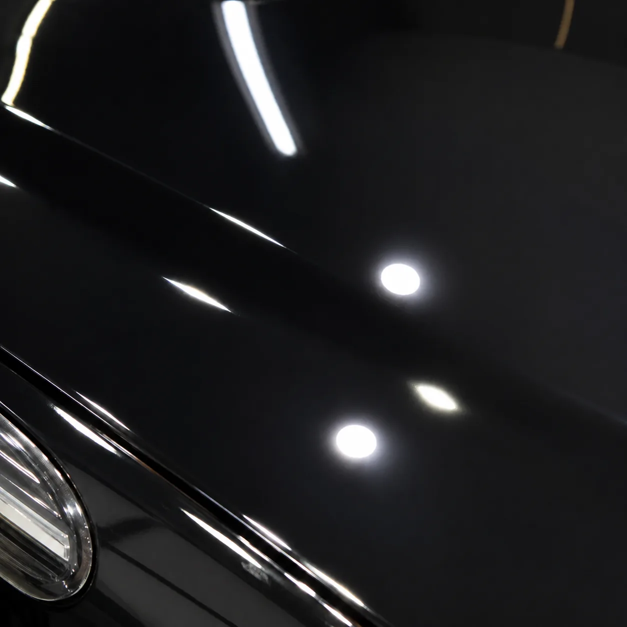 After paint correction — swirl-free gloss